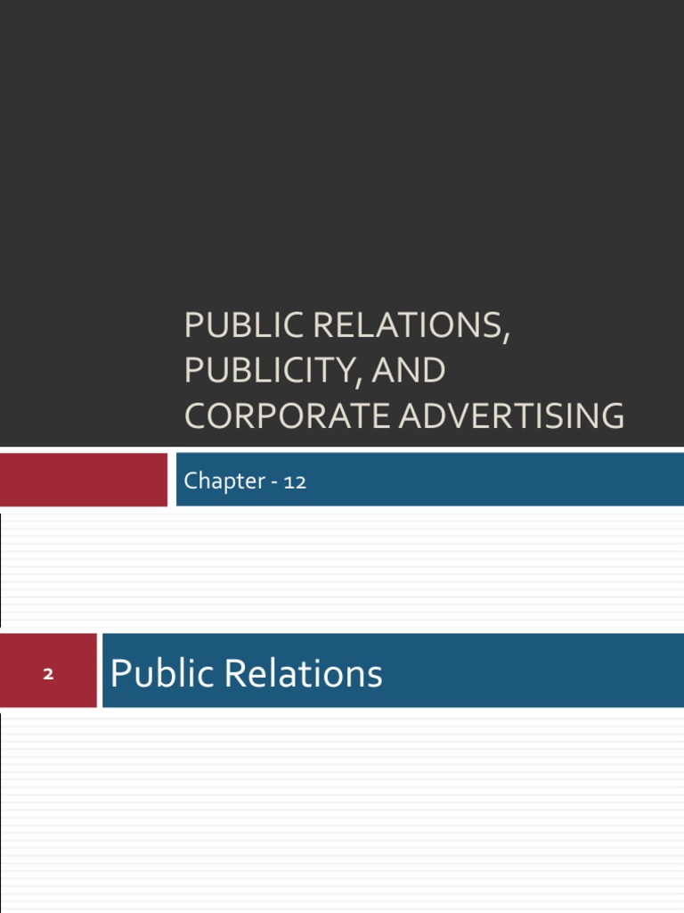 Public Relations and Personal Selling Guide | PDF | Sales | Promotion ...