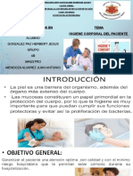 Estudios de Casos en Enfermeria: Tema Higiene Corporal Del Paciente
