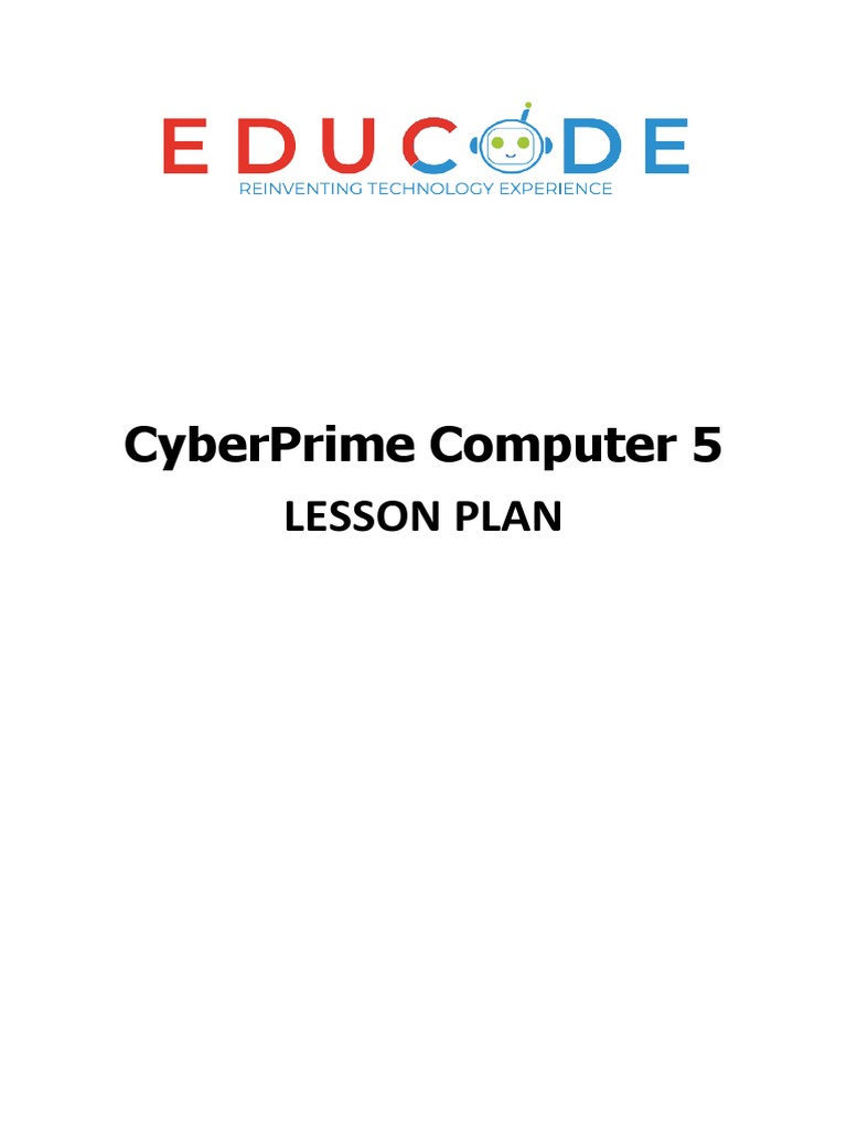 LessonPlan Unit1 Lesson 3 Grade 5 | PDF | Bit | Byte