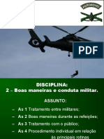 Boas Maneiras e Conduta Militar