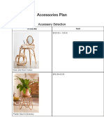 Accessories Plan