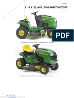 John Deere L130 Lawn Mower Operator's Manual