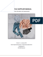 Textile Supplier Manual