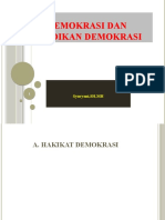 Demokrasi Dan Pendidikan Demokrasi