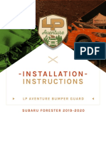 2020 Forester Bumper Guard Install Guide