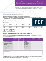 Submitting Supporting Documents From The UK: Section 1 - Applicant's Details