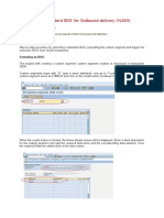 Extending The Standard IDOC For Outbound Delivery