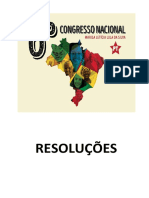 Caderno de Resolucoes Do 6 Congresso Nacional Do Pt