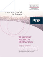 EADV Paediatric Dermatology-3 - Transient Neonatal Dermatosis