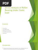 Analysis of Roller Bearing