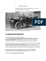 Historia Del Automovil