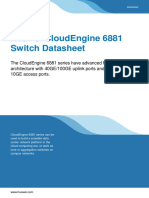 CloudEngine 6881 Series Data Center Switches Data Sheet