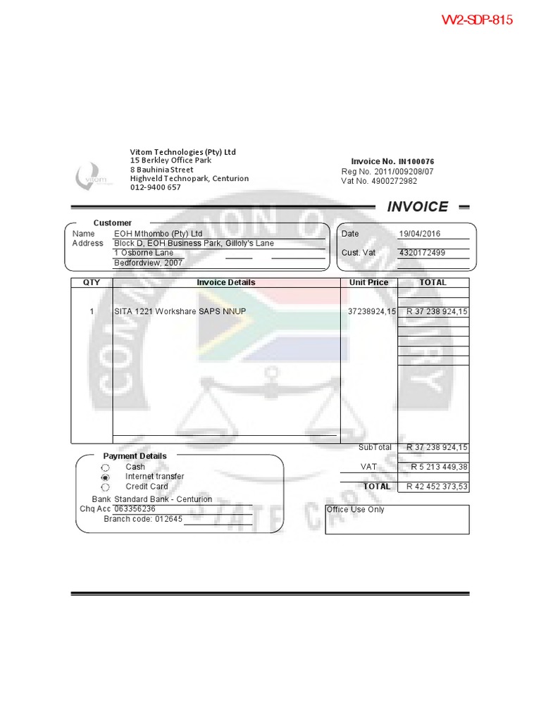 Alteram Solutions Invoice IN100076 | PDF | Invoice | Business
