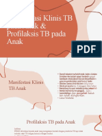 Manifestasi Klinis Dan Profilaksis TB Anak