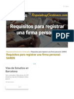 Requisitos para registrar firma personal Venezuela