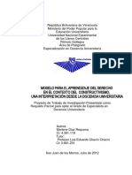 Trabajo de Investigación de Docencia Universitaria