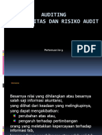 P-9 Materialitas Dan Risiko Audit