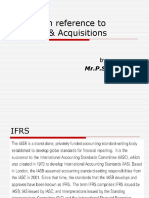 IFRS With Reference To Mergers & Acquisitions