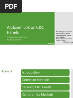 A Closer Look On C&C Panels: Seminar On Practical Security Tandhy Simanjuntak