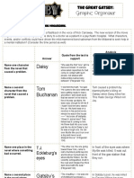 Gatsby Graphic Organizer