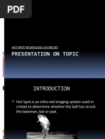 Download hot spot technology in cricket by Sanjeev Pandey SN50927336 doc pdf