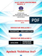 Kualitas Alat Ukur (Instrumen) Modul 5