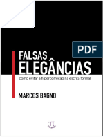 Falsas Elegâncias - Marcos Bagno