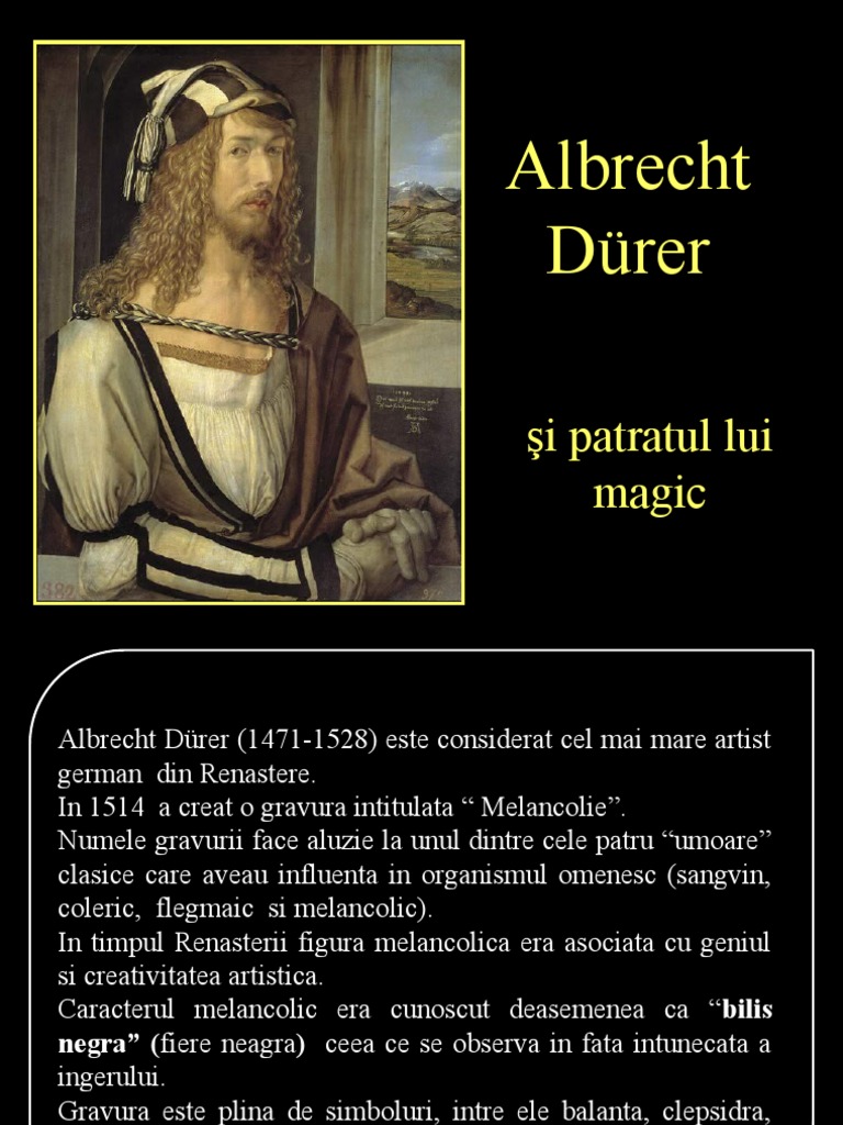 Patratul Magic Al Lui Dürer | PDF