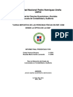 Carga Impositiva de Las Personas Físicas en Rep. Dom. Desde La Óptica de La DGII