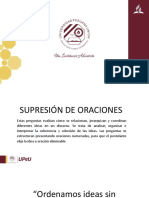 Supresion de Oraciones