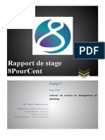 Rapport de Stage 8pourcent: Equipe F