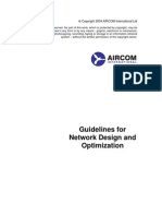 Guideline For Network Design and Optimization