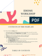 Idioms Workshop by Slidesgo