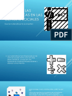 Aporte de Las Matemáticas en Las Ciencias Sociales