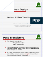 Lec1.5 Pass Transistors & Trans Gates