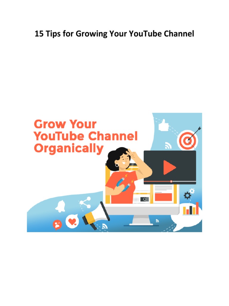 YouTube Channel Growth Tips 2021 | PDF | You Tube | Video