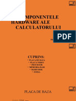 Componentele Hardware Ale Calculatorului (2)