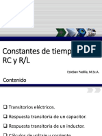 Constantes de Tiempo RC y RL