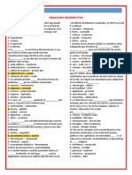 ORACIONES INCOMPLETAS 21IIcc