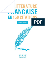 La-Litterature Francaise en 150 Citations