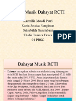 Acara Musik Dahsyat RCTI PPT SOSIO