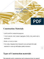 Construction Materials Lecture (1) (3rd Year)