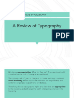 Review of Typography