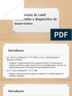 Fiscalização de Canil Clandestino e Diagnóstico de Maus-Tratos - SLIDES