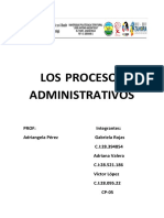 Los Procesos Administrativos