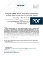 Diffusive Stability Against Nonlocalized Perturbations Ofplanar Wave Trains in Reaction-Diffusion Systems