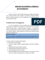 02 - Ejemplo de Redaccion de Problema y Objetivos de La Investigacion