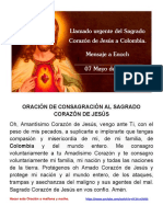 Oración de Consagración Al Sagrado Corazón de Jesús