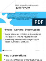 Psyche: ESO/VLT/SPHERE Survey of D 100km Asteroids