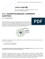 Tec2 - 12.3. - Conceptos Básicos - Corriente Eléctrica